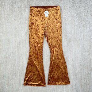 NWT Amazon Jolie & Joy Pull On Flare Velour Pants 2X Plus